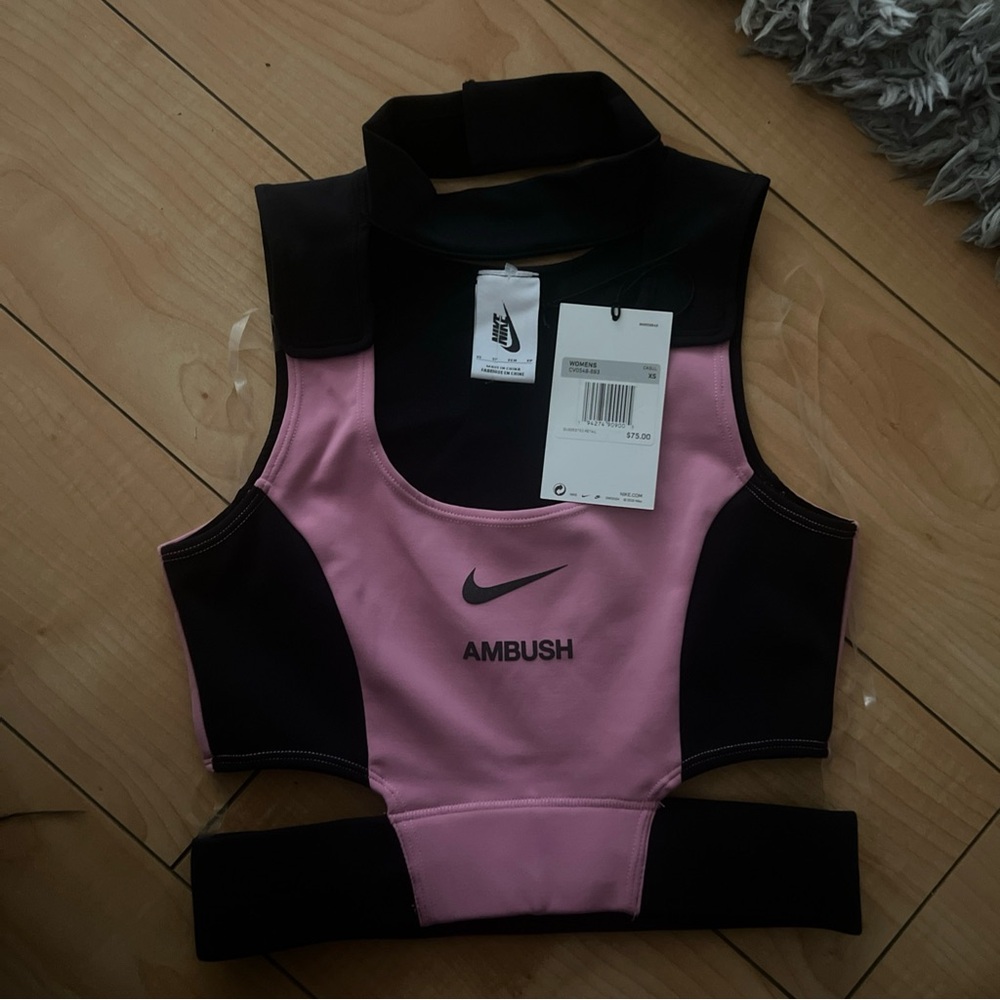 Nike x Ambush Sports Bra CV0548-693 Women’s XS Pink & Black